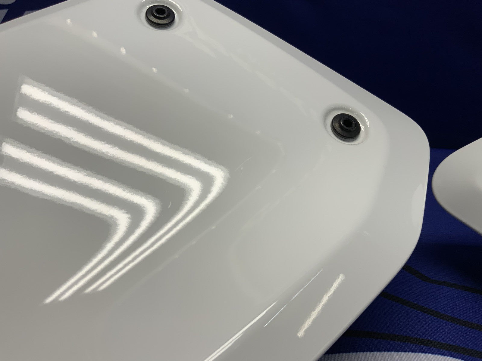 Ducati Number Plate Set (White) Scrambler 2015-2018 OEM 97180381B