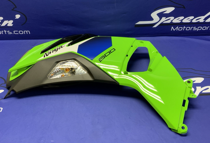 Kawasaki Left Fairing With Turn Signal Ninja 500 2024-2026 OEM 55063-5265-777
