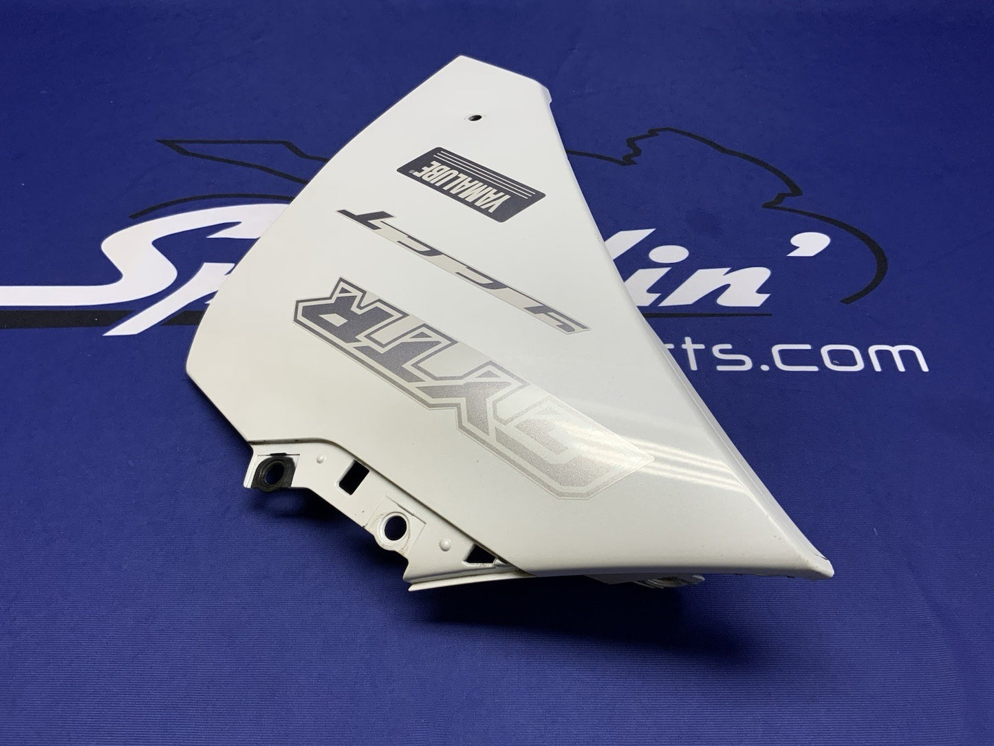 Yamaha Left Lower Fairing (White) YZF-R1 2009-2013 OEM 14B-28385-00