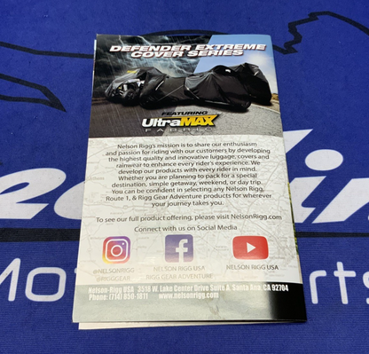 Nelson-Rigg Defender Extreme Sport Bike Cover DEX-SPRT 4001-0182