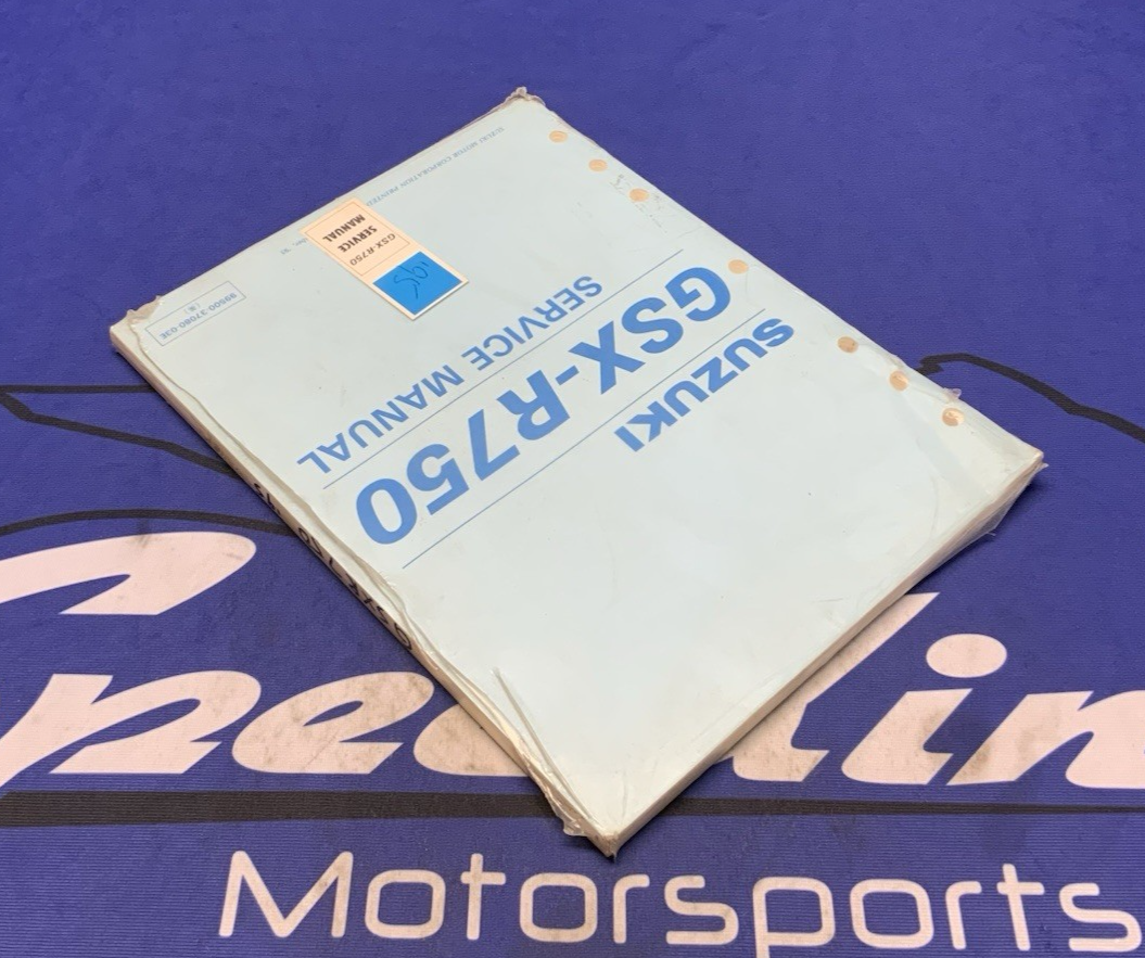 Suzuki GSX-R750 Service Manual 1995-1999 OEM 99500-3708-03E