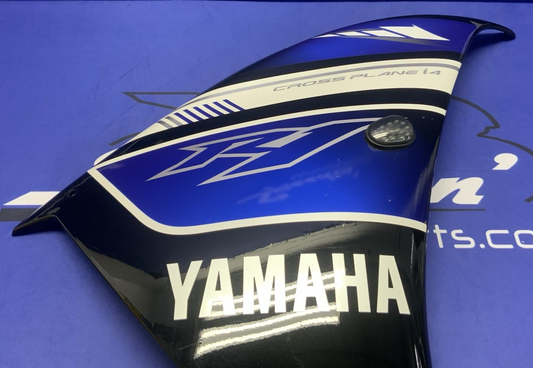 Yamaha Right Upper Fairing (Raven Black) R1 2012-2014 OEM 14B-2835V-10