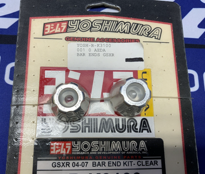 Yoshimura Bar End Kit (Silver) GSX-R 600/750/1000 2004-2007 R-K3100