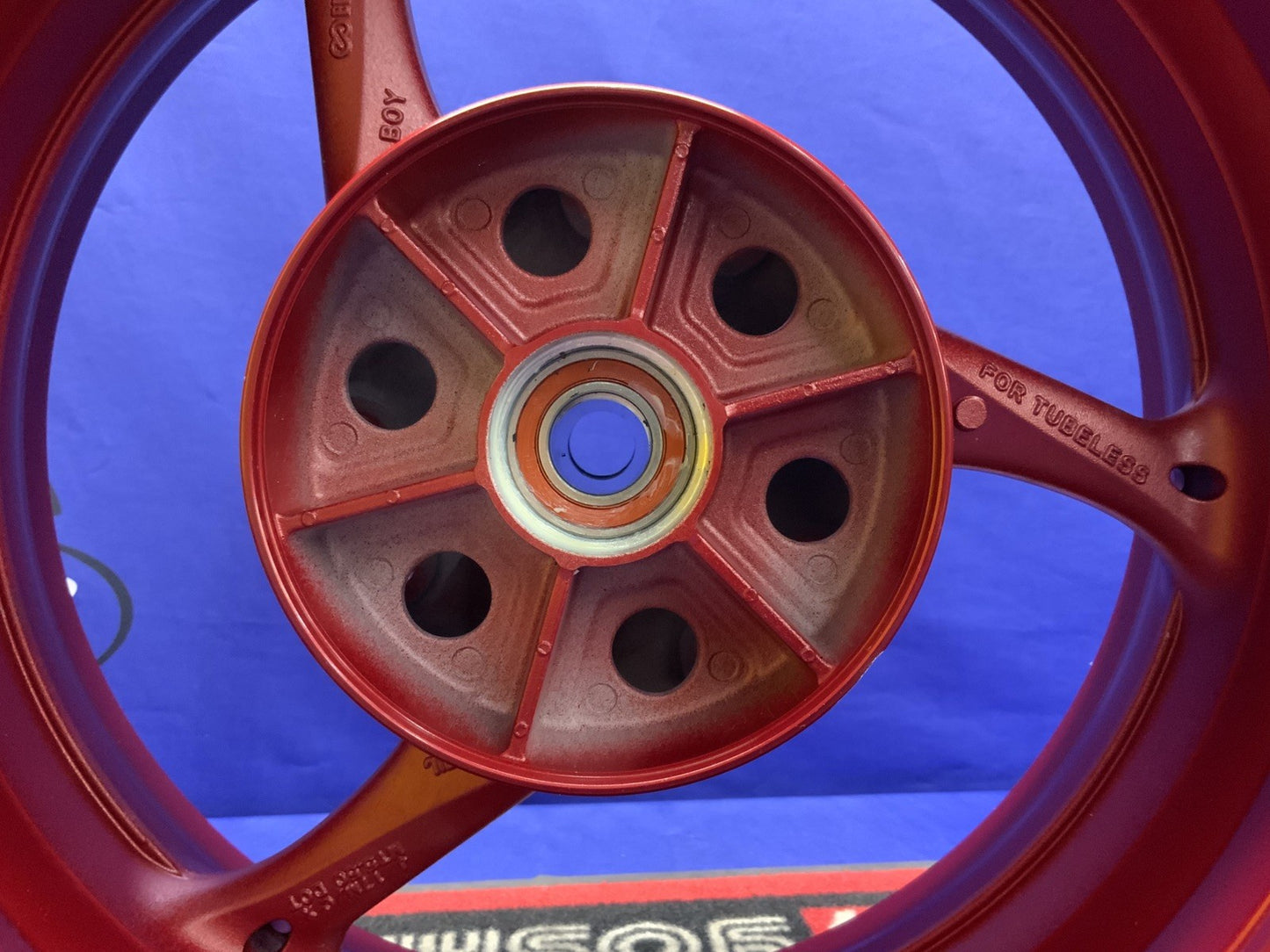 Suzuki Rear Wheel (Red) GSX-R600/750 2023-2024 OEM 64111-14J00-QGY-1