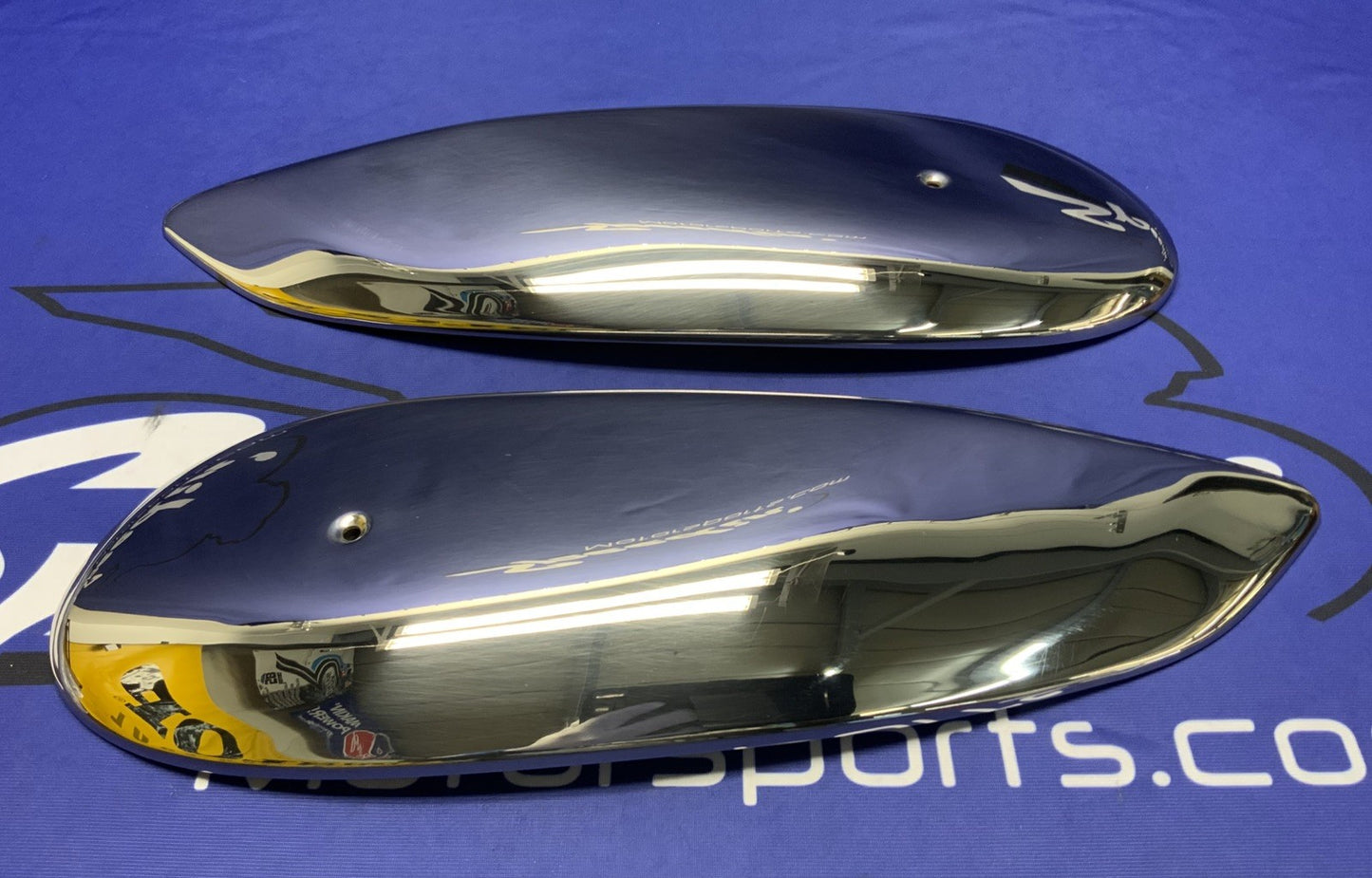 Ducati Tank Cover Set Chrome Scrambler 2017-2021 OEM 97380251A