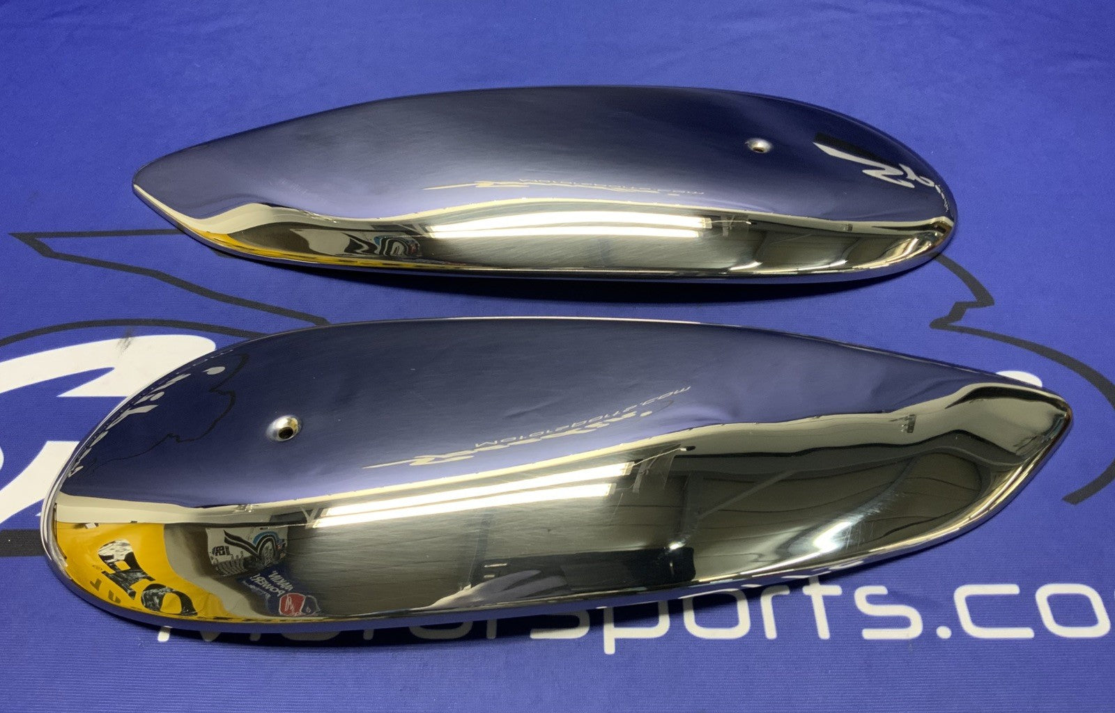 Ducati Tank Cover Set Chrome Scrambler 2017-2021 OEM 97380251A