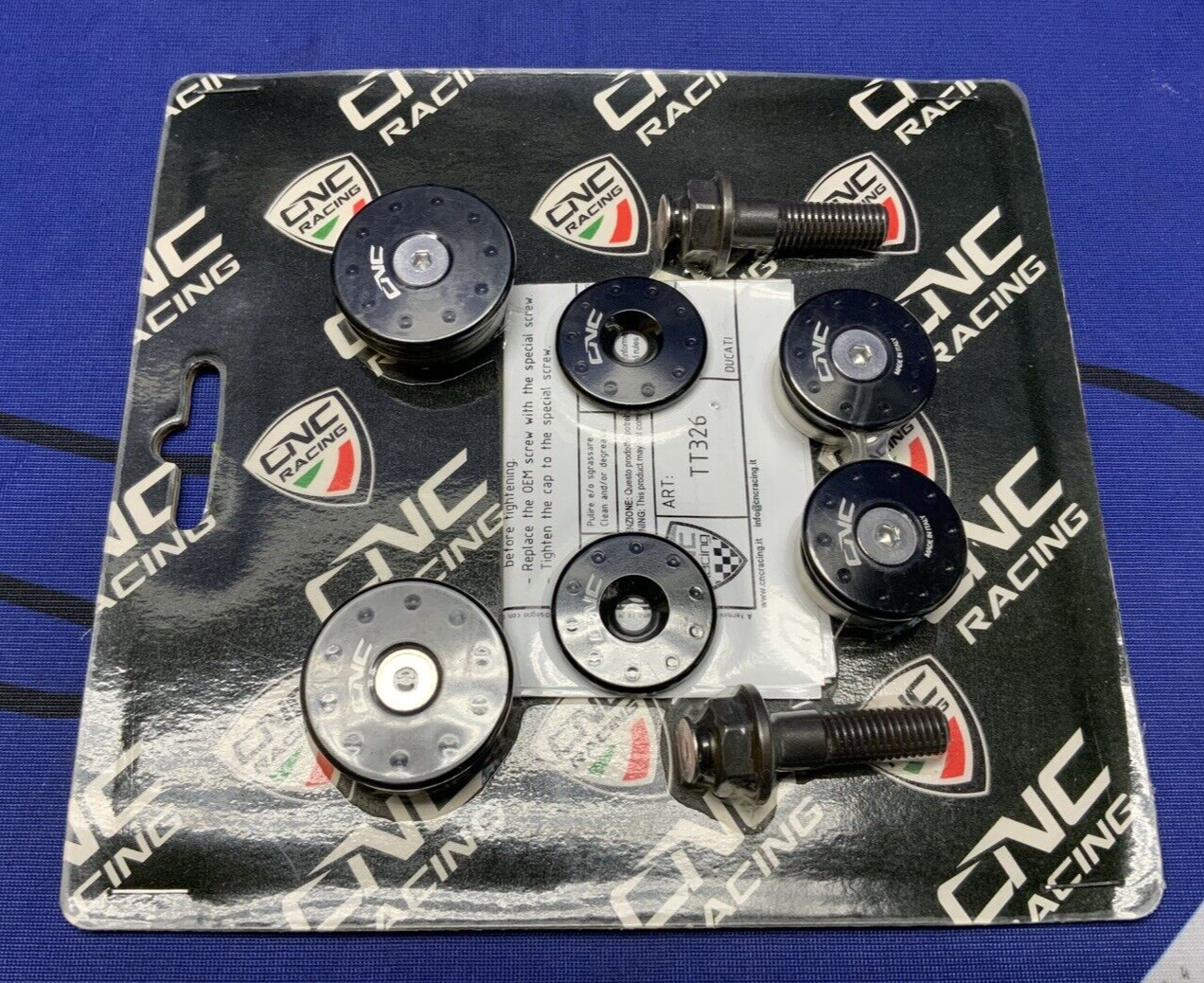 CNC Racing Frame Plugs Hypermotard 939 2016-2018 TT326