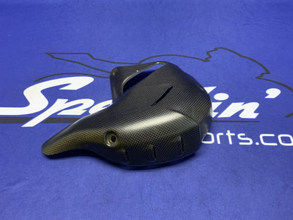 Duacti Exhaust Cover Carbon Fiber Panigale V4 2020-2024 OEM 96911851AA