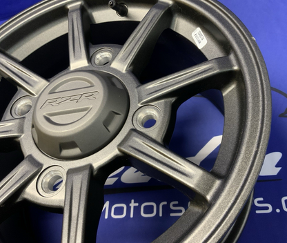 Polaris Rear and Front Wheel Rim Set Black RZR Pro 2021-2026 OEM 1524001-744