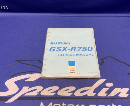 Suzuki GSX-R750 Service Manual 1995-1999 OEM 99500-3708-03E