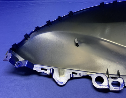 Yamaha Left Tank Fairing (Blue) YZF-R7 2022-2025 OEM BEB-24129-00-P0