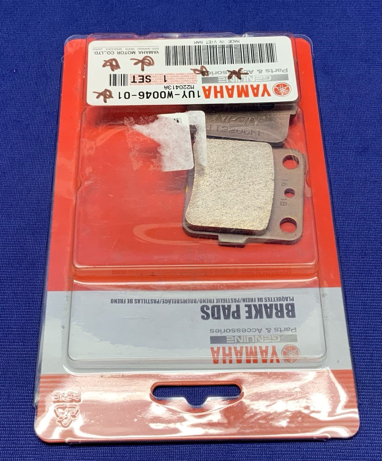 Yamaha Rear Brake Pads Banshee 1988-2006 OEM 1UY-WOO46-01-00