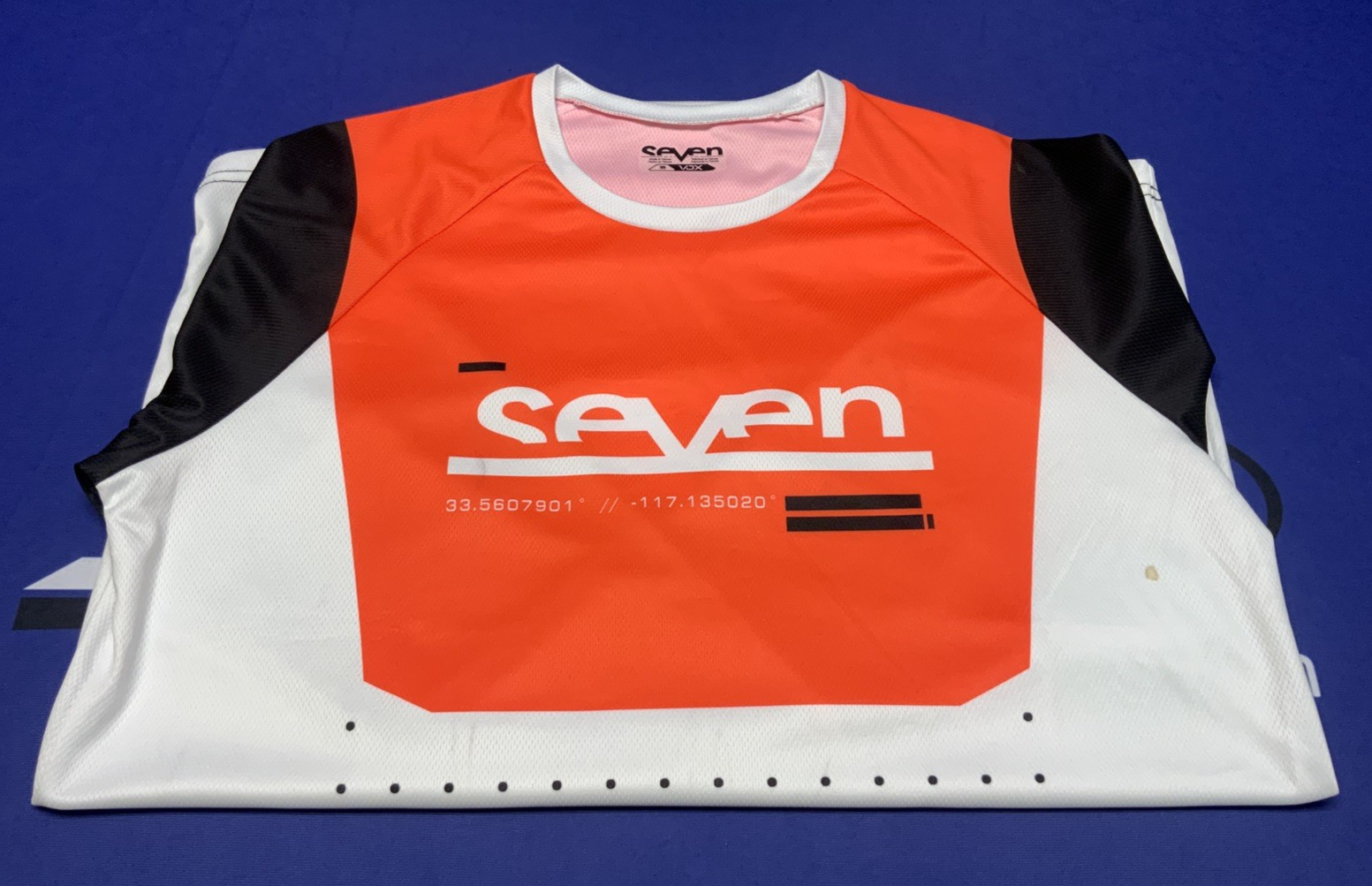 Seven Vox Aperture Jersey White/ Orange (Medium) 2250081-180-M