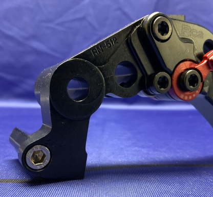 CRG Brake Lever RC2 Short Black & Red ZX10-R 2006-2007 2RN-512-H-B