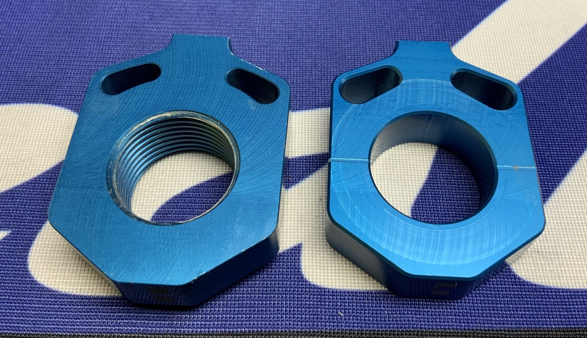 Nihilo Concepts Chain Adjuster Kit 20MM Axle KTM 85/105 2015-2025 NCABKNDBLU