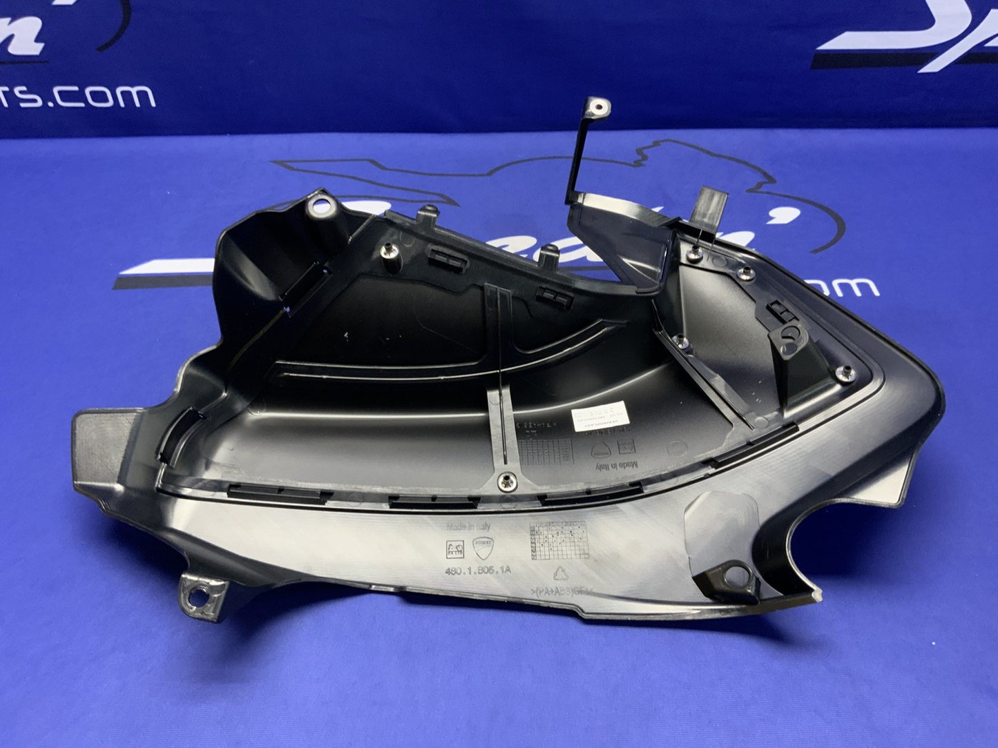 Ducati Left Tank Fairing (Thrilling Black) Panigale V2 20-25 OEM 4801B041AD-1