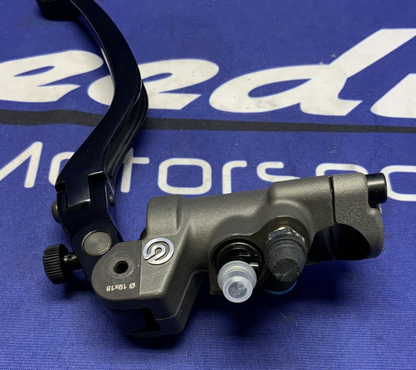 Brembo 19x18 GP MK2 Series Brake Master Cylinder w/ Folding Lever 110476075