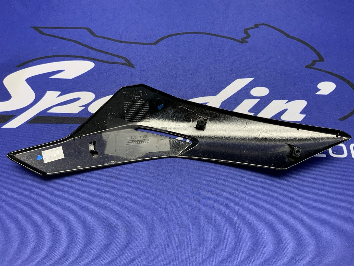 Triumph Left Belly Pan Panel Phantom Black Street Triple RS 23-26 OEM T2317057PR