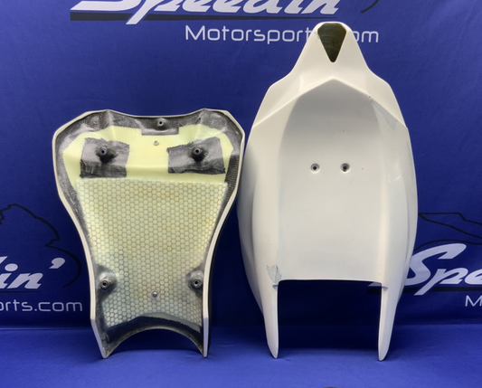 Carbonin Avio Fiber Tail Unit (White) W/ Seat ZX-10R 2016-2020 K18300AF