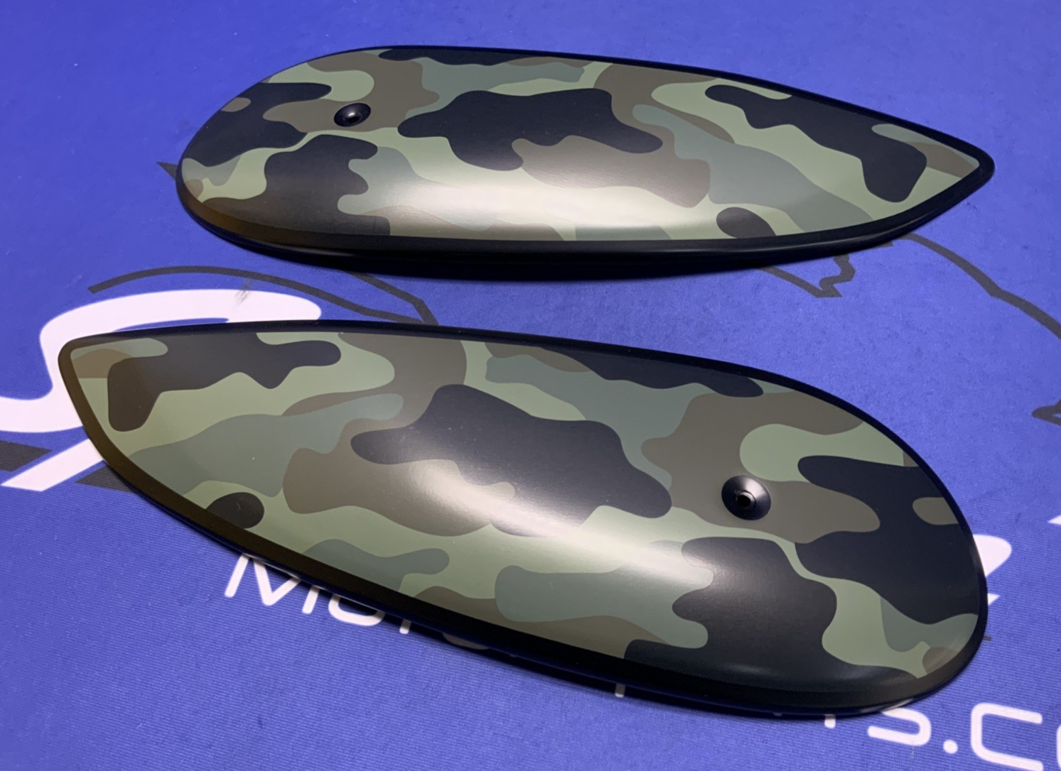 Ducati Tank Cover Set Camoflauge Scrambler 2017-2021 OEM 97380261A