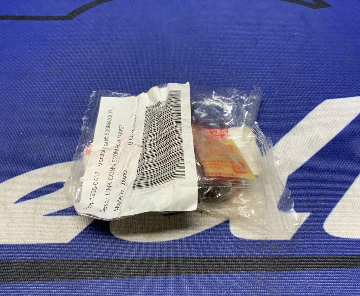 RK Takasago Chain 520 MAX-X Series Rivet Connecting Link Natural 520MAXX-RL-N