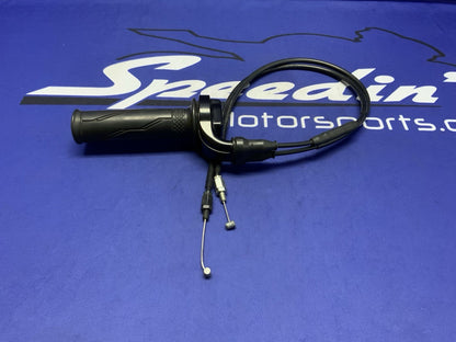 Yamaha Throttle Grip And Cable Assembly YZF-R1 2009-2014 OEM 3LN-26281-01-00
