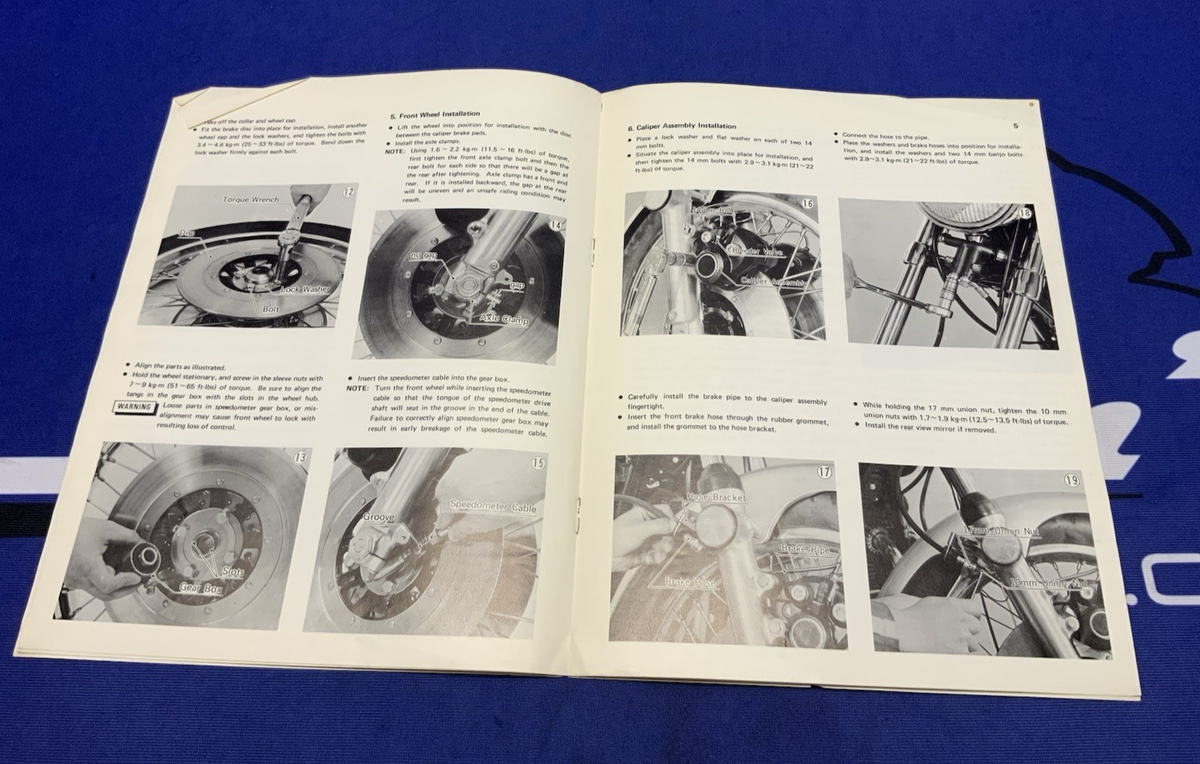 Kawasaki Install & Air Bleed KZ1000-A1 OEM 99929-1001-01