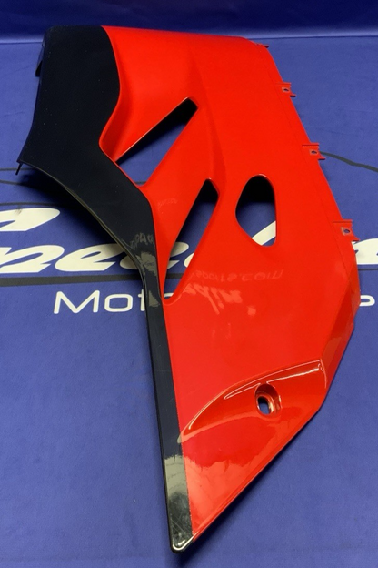Ducati Left Lower Fairing (Anniversary Red) Panigale 1199 12-17 OEM 48013333AA