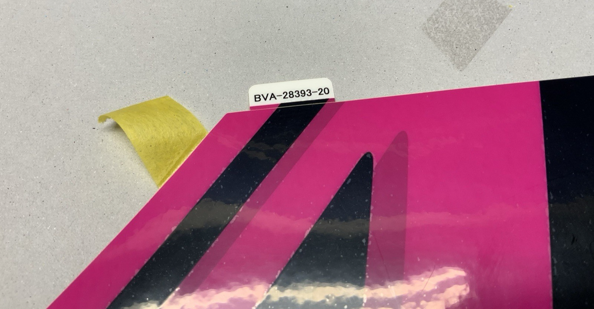Yamaha Graphic 3 Side Cowling Decal YZF-R7 2024 OEM BVA-28393-20-00