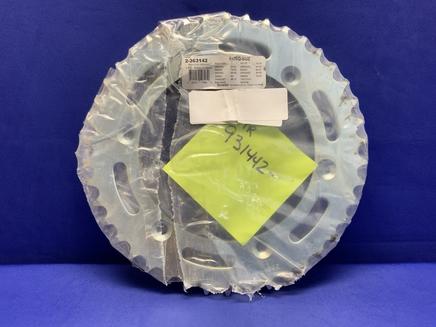 Sunstar Rear Steel Sprocket Sherco/KTM/Husq/Suz 42 Tooth 2-363142
