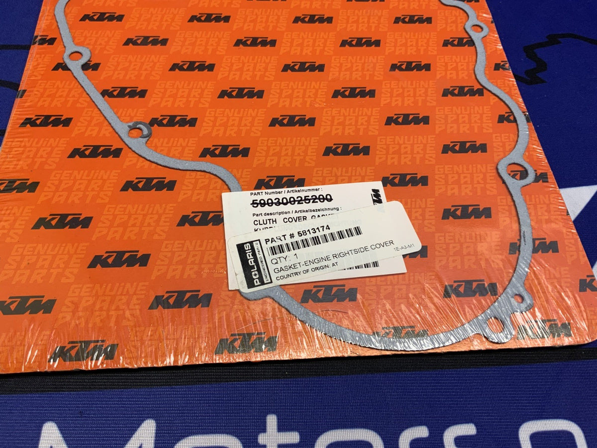 Polaris RH Engine Cover Gasket KTM 450MXR 08-10 OEM 5813174