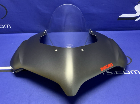 Ducati Front Fairing (Black) W/ Windscreen Panigale V2 2020-2025 OEM 48114251AS