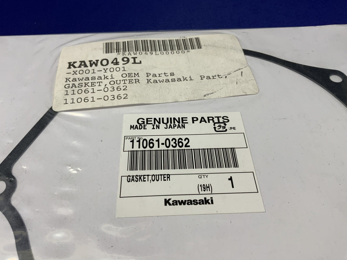 Kawasaki Outer Clutch Cover Gasket KX250F 2009-2016 OEM 11061-0362
