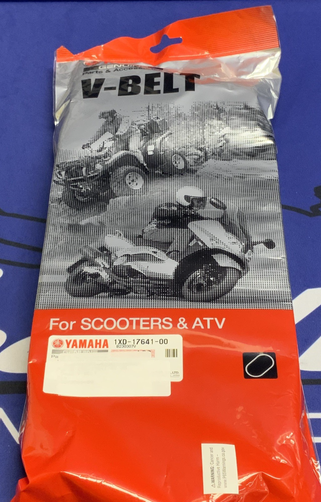 Yamaha CVT Drive V-Belt Viking 700 2014-2026 OEM 1XD-17641-00-00