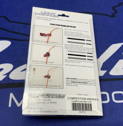 Light Werkes Sportbike Lighting Turn Signal Set F9772
