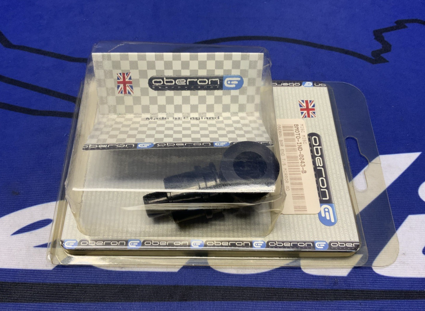 Oberon Bar End Turn Signal Mirror Adapter IND-0043-B