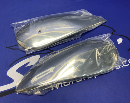 Ducati Tank Cover Set Chrome Scrambler 2017-2021 OEM 97380251A