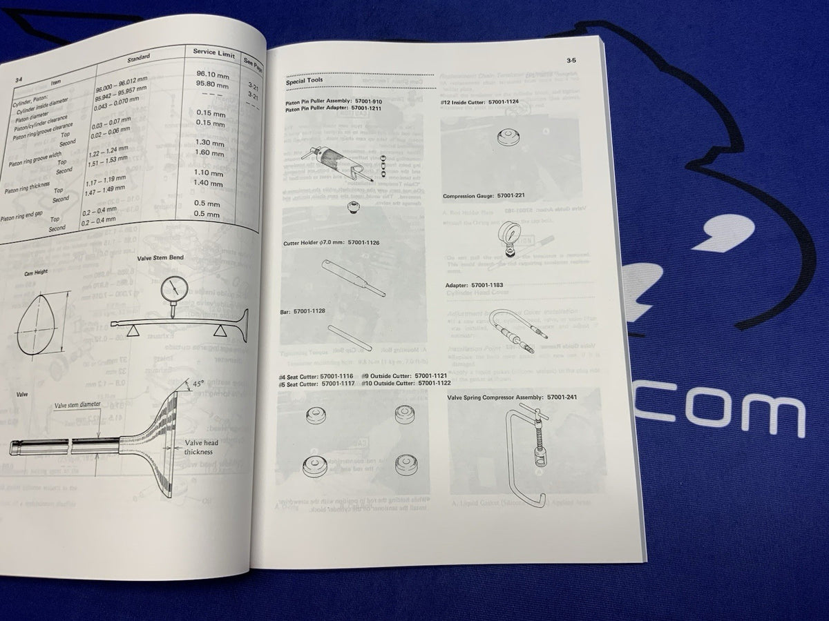 Kawasaki KLR600 Service Manual 1984 OEM 99924-1050-01