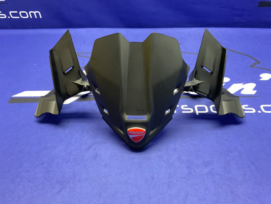 Ducati Front Cover (Black) Panigale V2 2020-2023 OEM 4601I431A