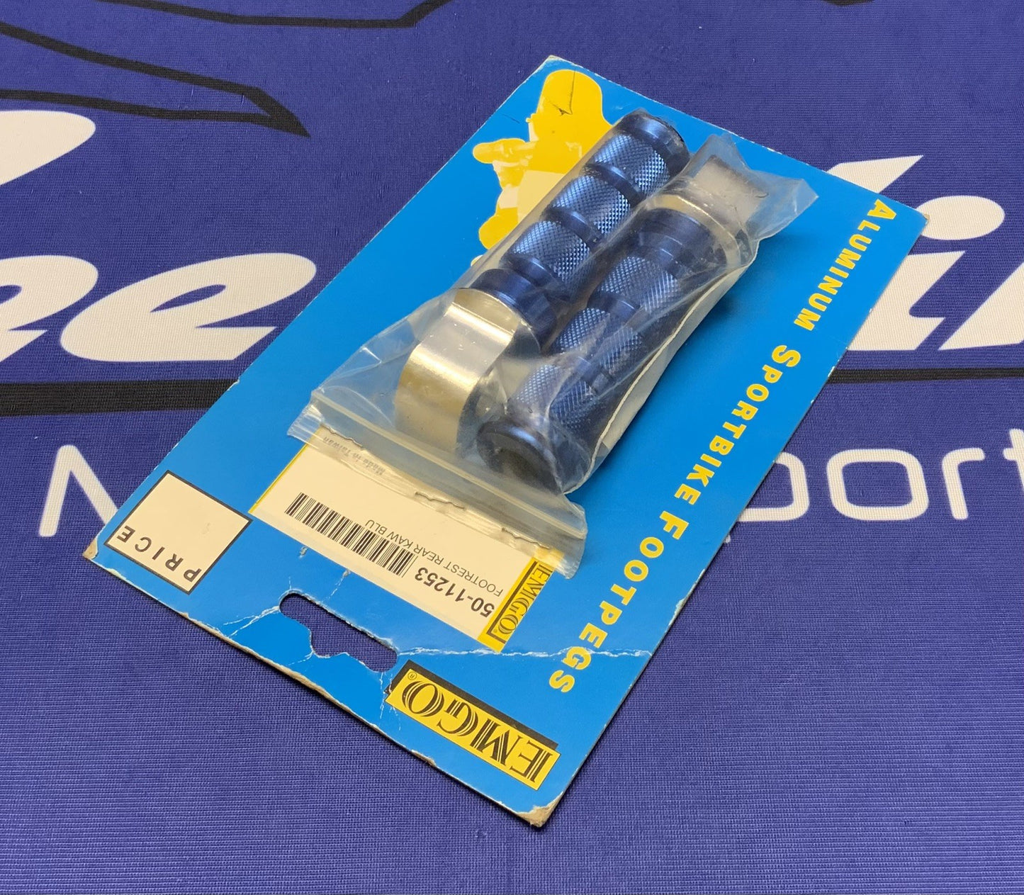 EMGO Rear Foot Pegs (Blue) ZX1100 1990-1993 50-11253