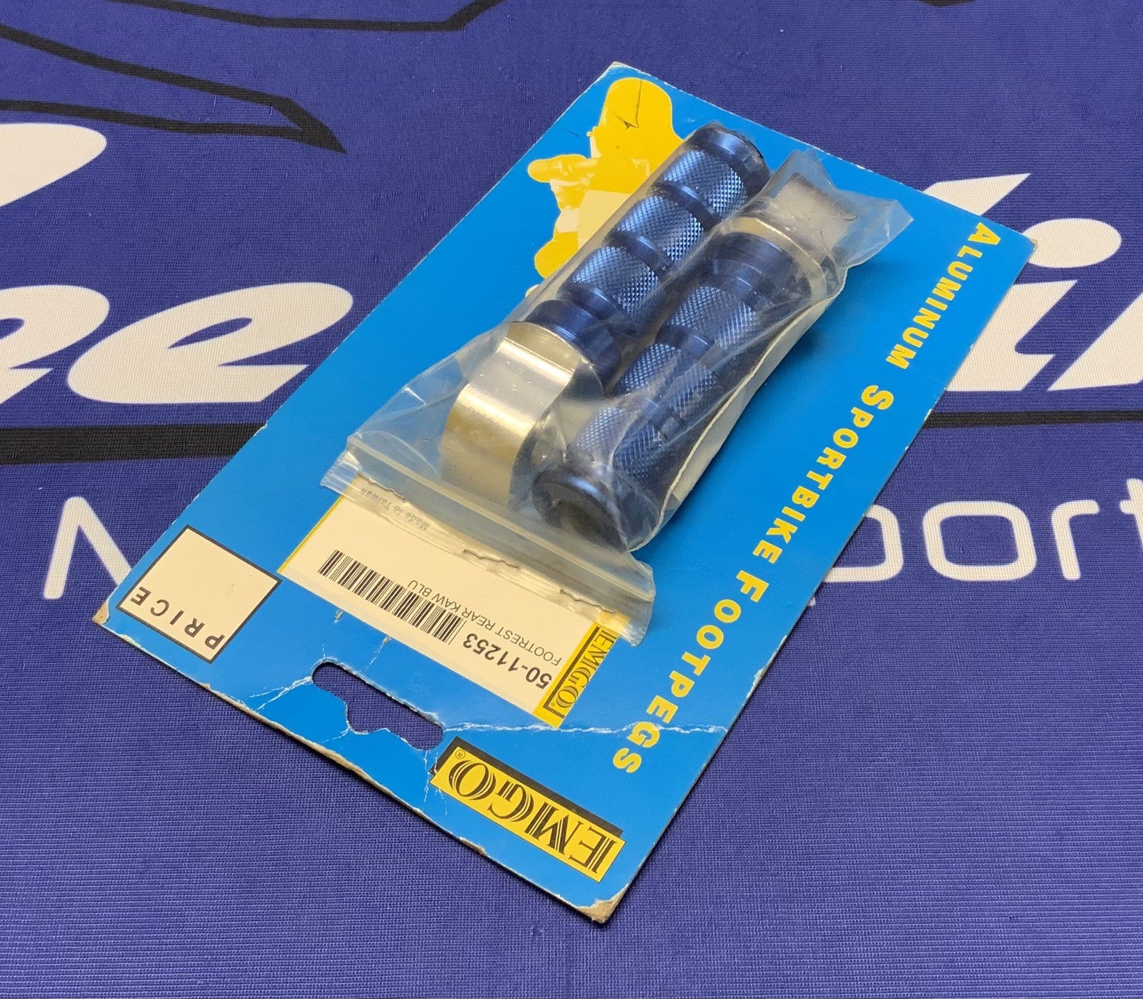 EMGO Rear Foot Pegs (Blue) ZX1100 1990-1993 50-11253