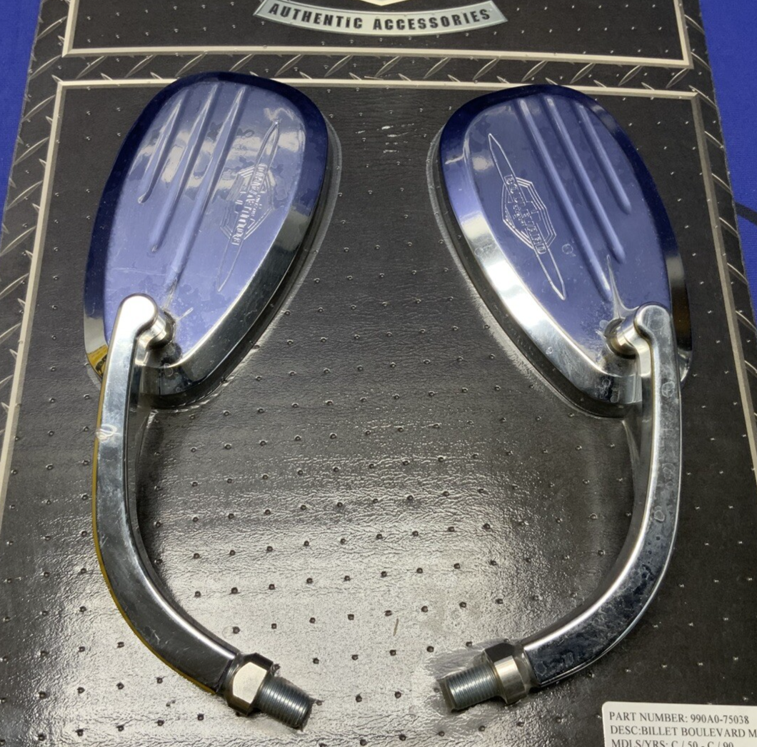 Suzuki Rear View Mirrors (Chrome) Boulevard 2005-2009 OEM 990A0-75038