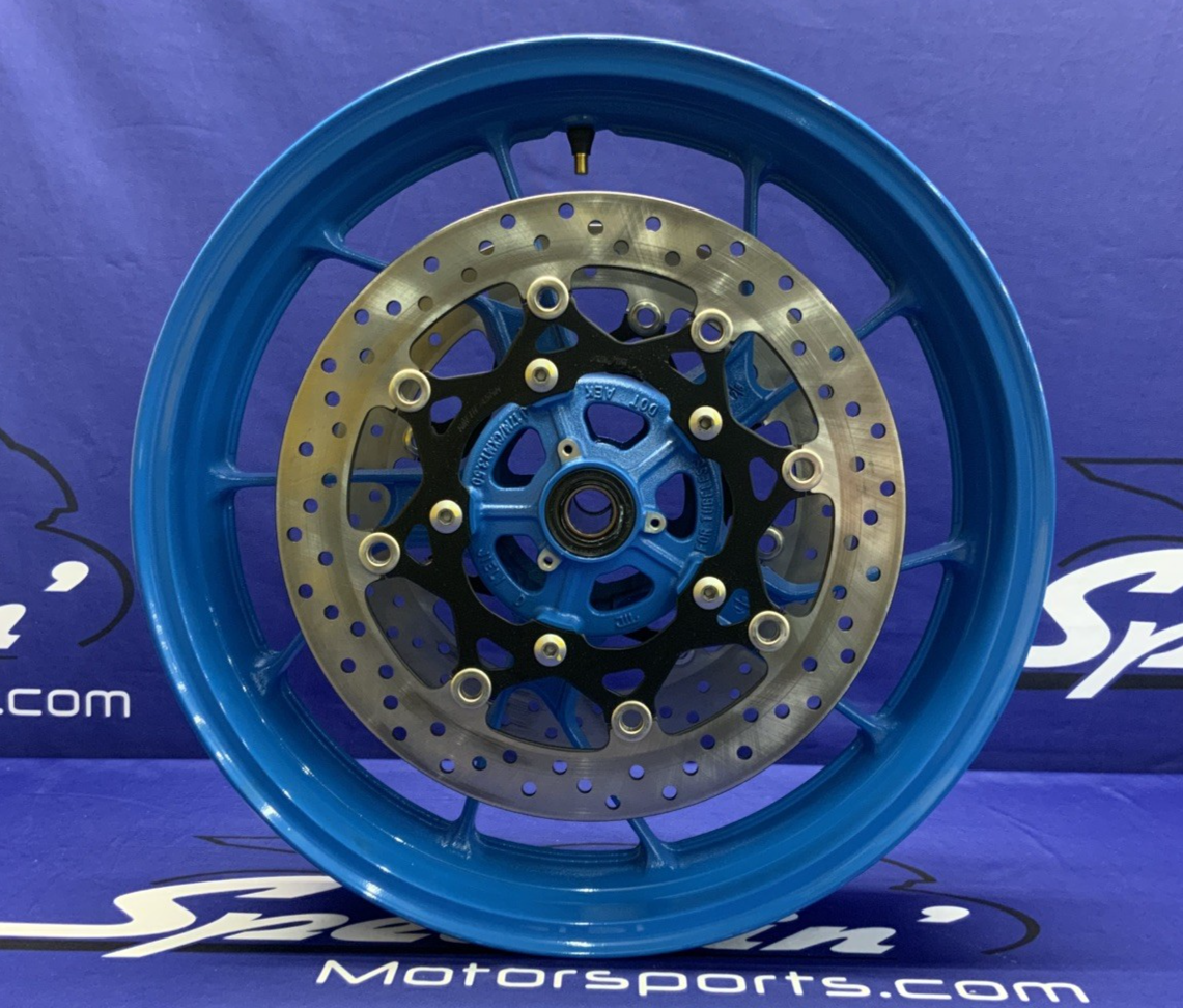 Suzuki Front Wheel W/ Rotors (Blue) GSX-8R 2024-2026 OEM 54111-25L00-QZB