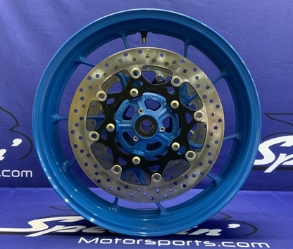 Suzuki Front Wheel W/ Rotors (Blue) GSX-8R 2024-2026 OEM 54111-25L00-QZB