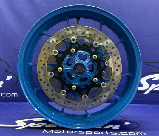 Suzuki Front Wheel W/ Rotors (Blue) GSX-8R 2024-2026 OEM 54111-25L00-QZB
