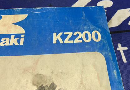 Kawasaki KZ200 Service Manual 1977-1981 OEM 99931-541-03