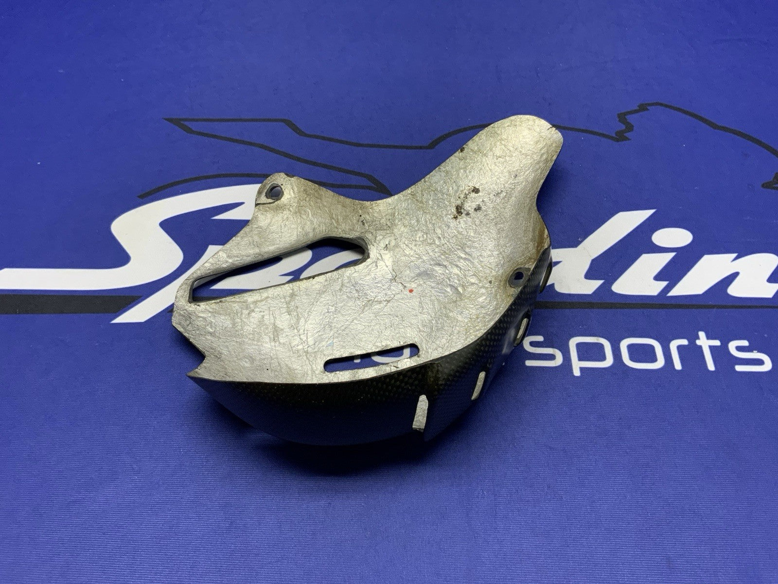 Duacti Exhaust Cover Carbon Fiber Panigale V4 2020-2024 OEM 96911851AA