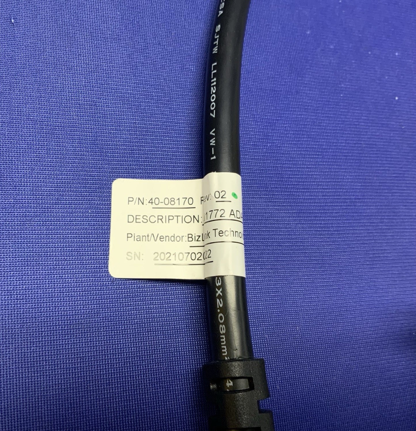 Zero SAE J1772 Charging Adapter DS 2014-2023 OEM 10-03267
