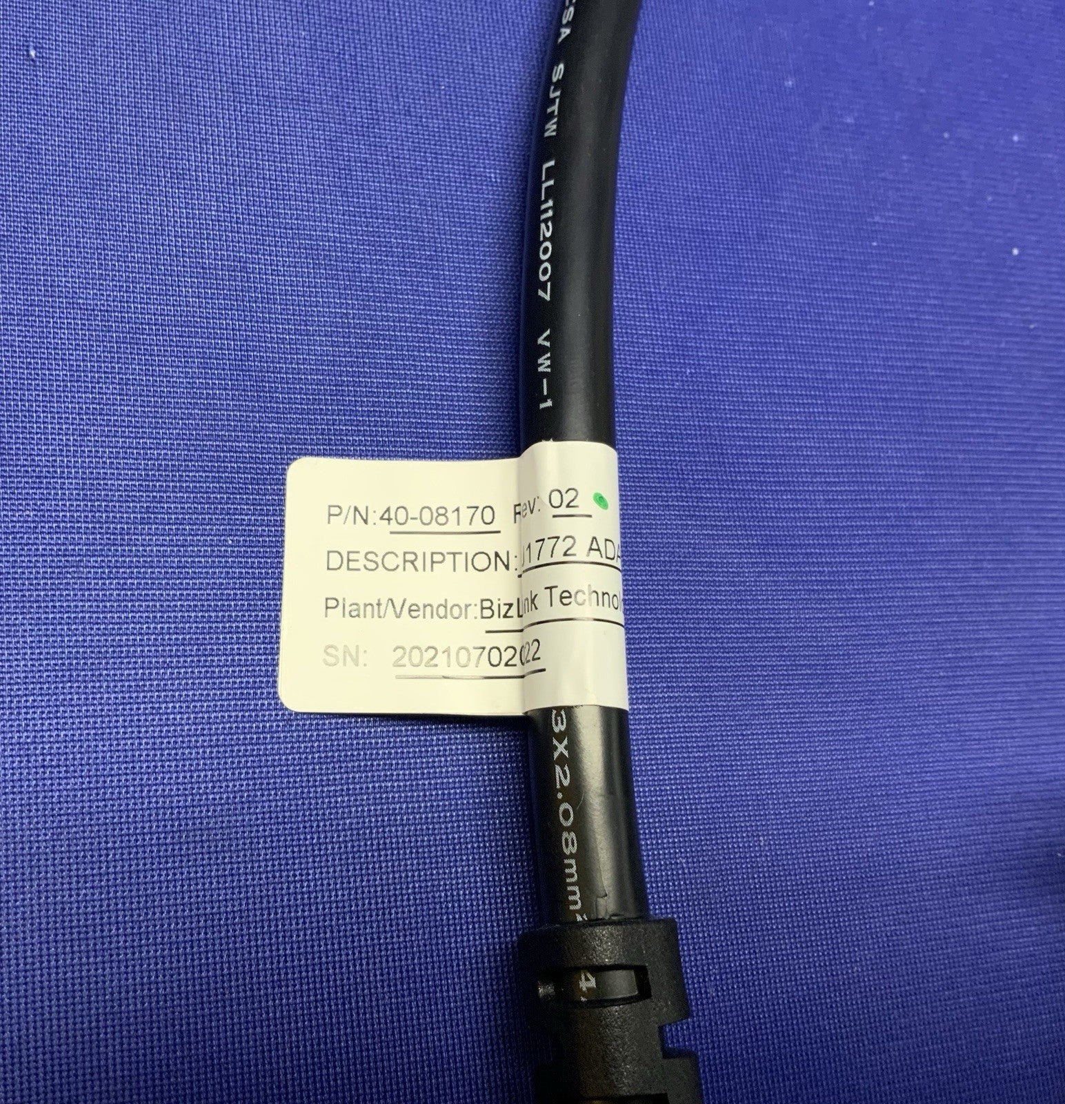Zero SAE J1772 Charging Adapter DS 2014-2023 OEM 10-03267
