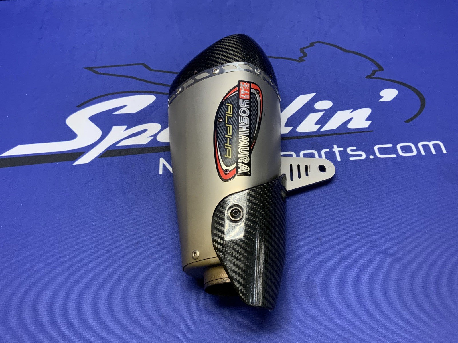 Yoshimura Alpha Slip-On Muffler Suzuki GSX-R1000 2017-2025 11182BP521